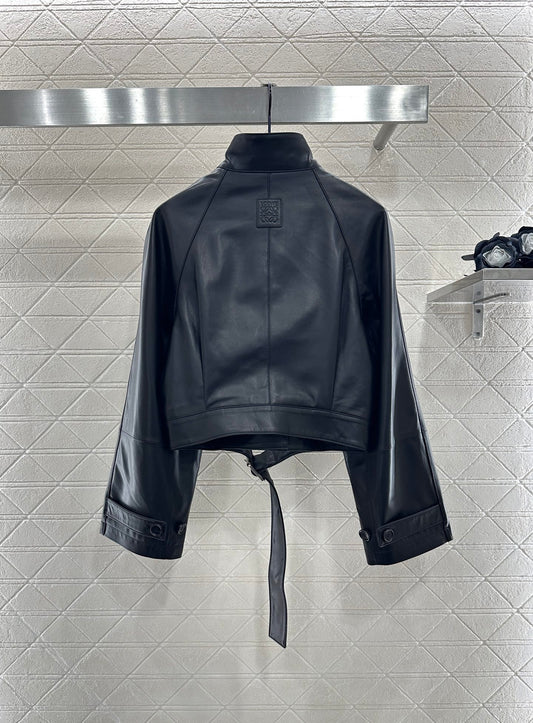 Loe 25fw leather jacket