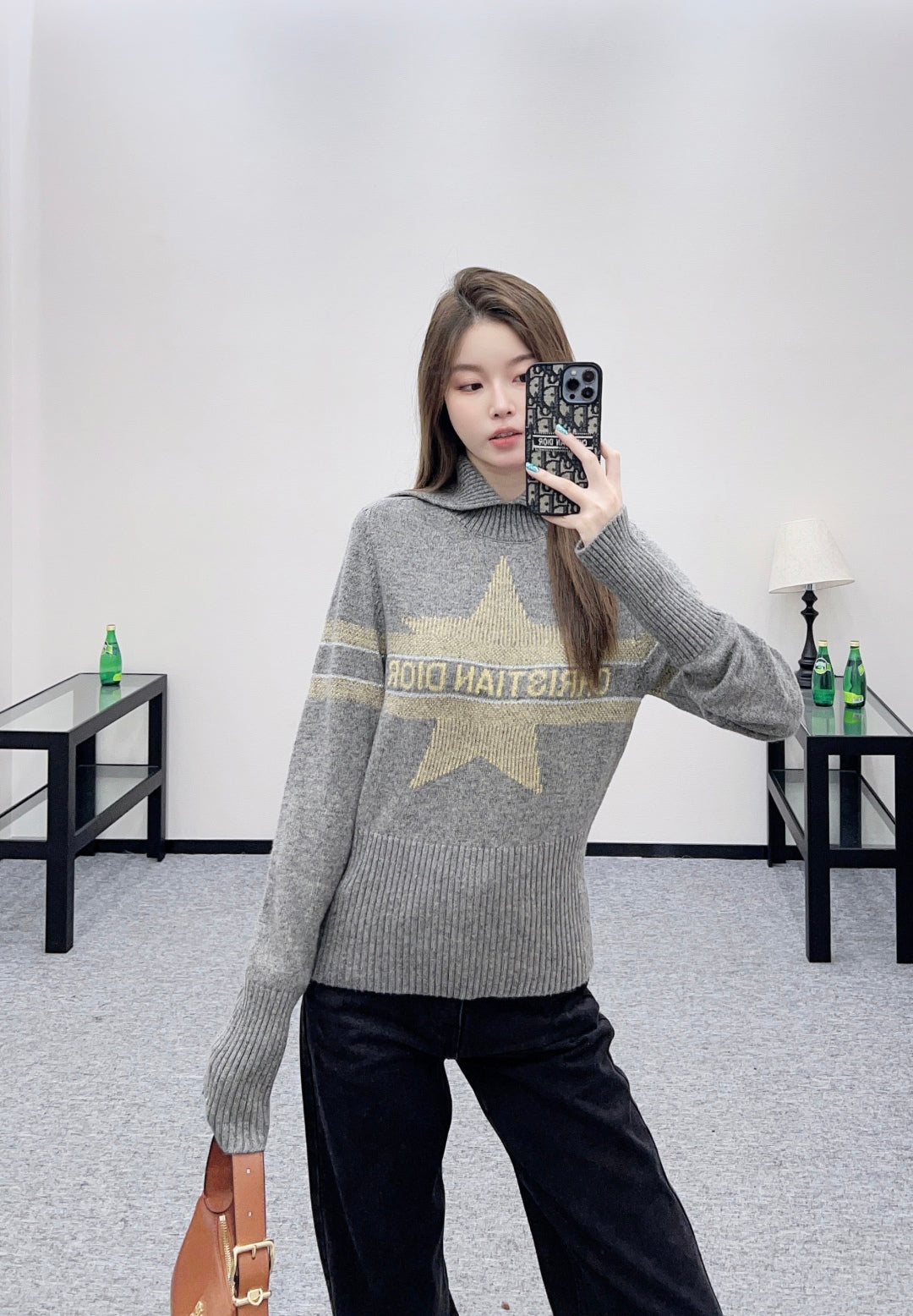 CD 25fw knitted sweater