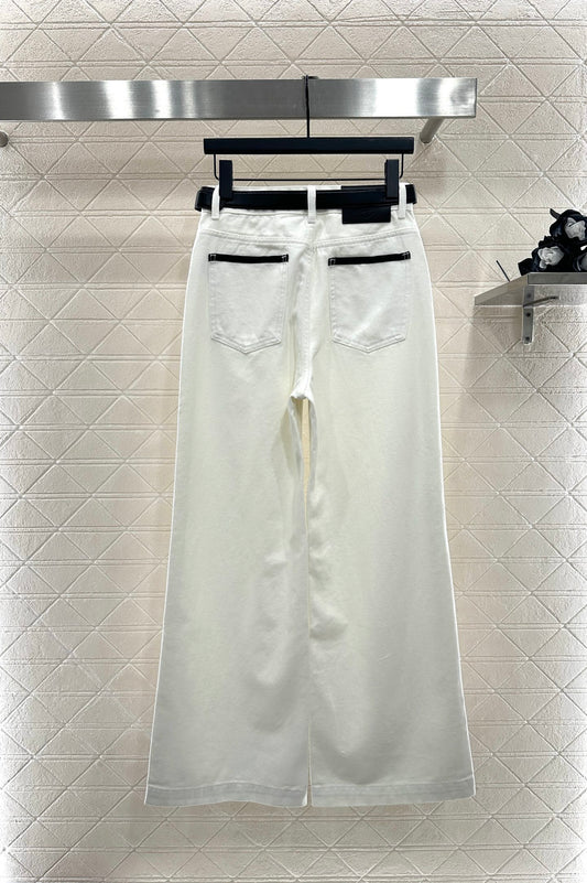 Chan 25fw embroidered jeans