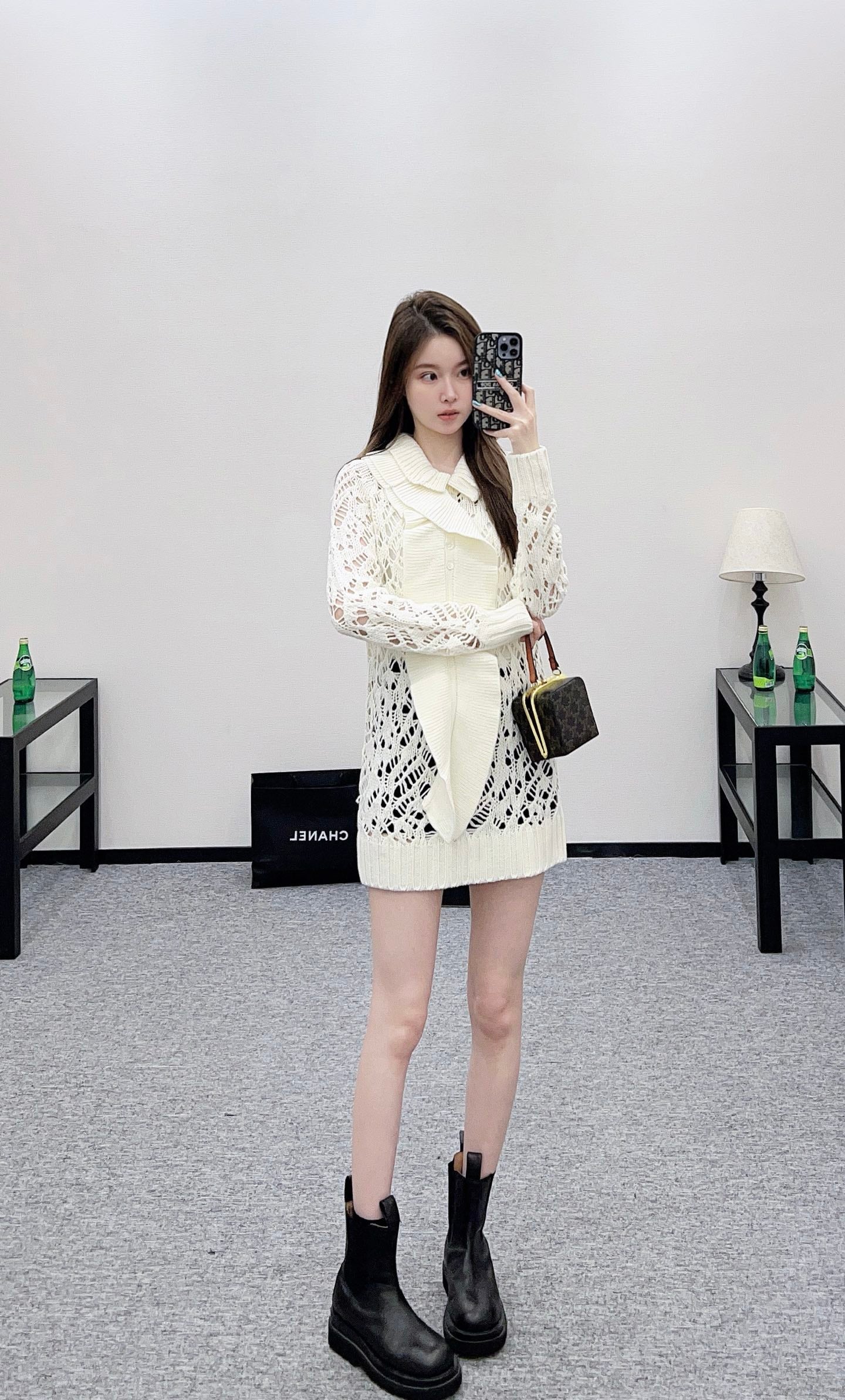 CD 25fw knitted sweater