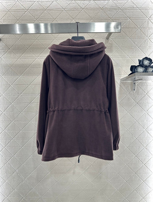 Miu 25fw leisure hoodie