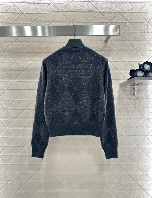 Alex 25fw jacquard cardigan