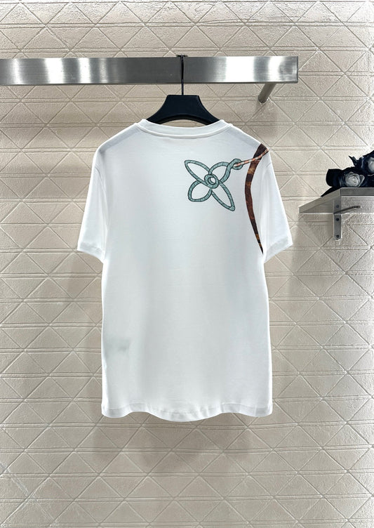 Louis 25fw printed t-shirt