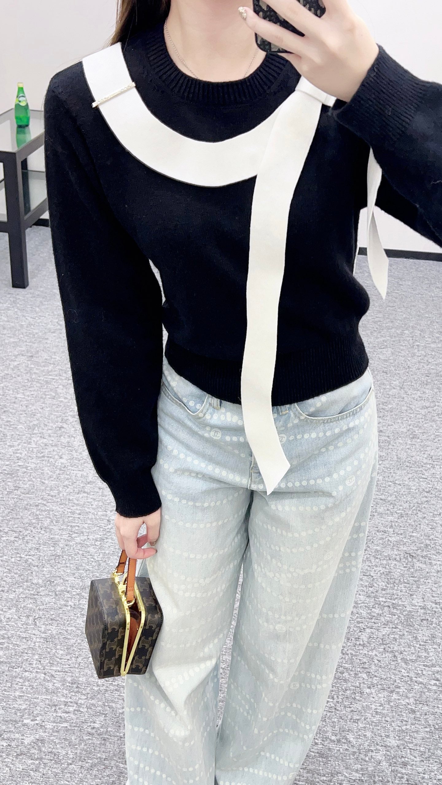 Chan 25fw knitted sweater