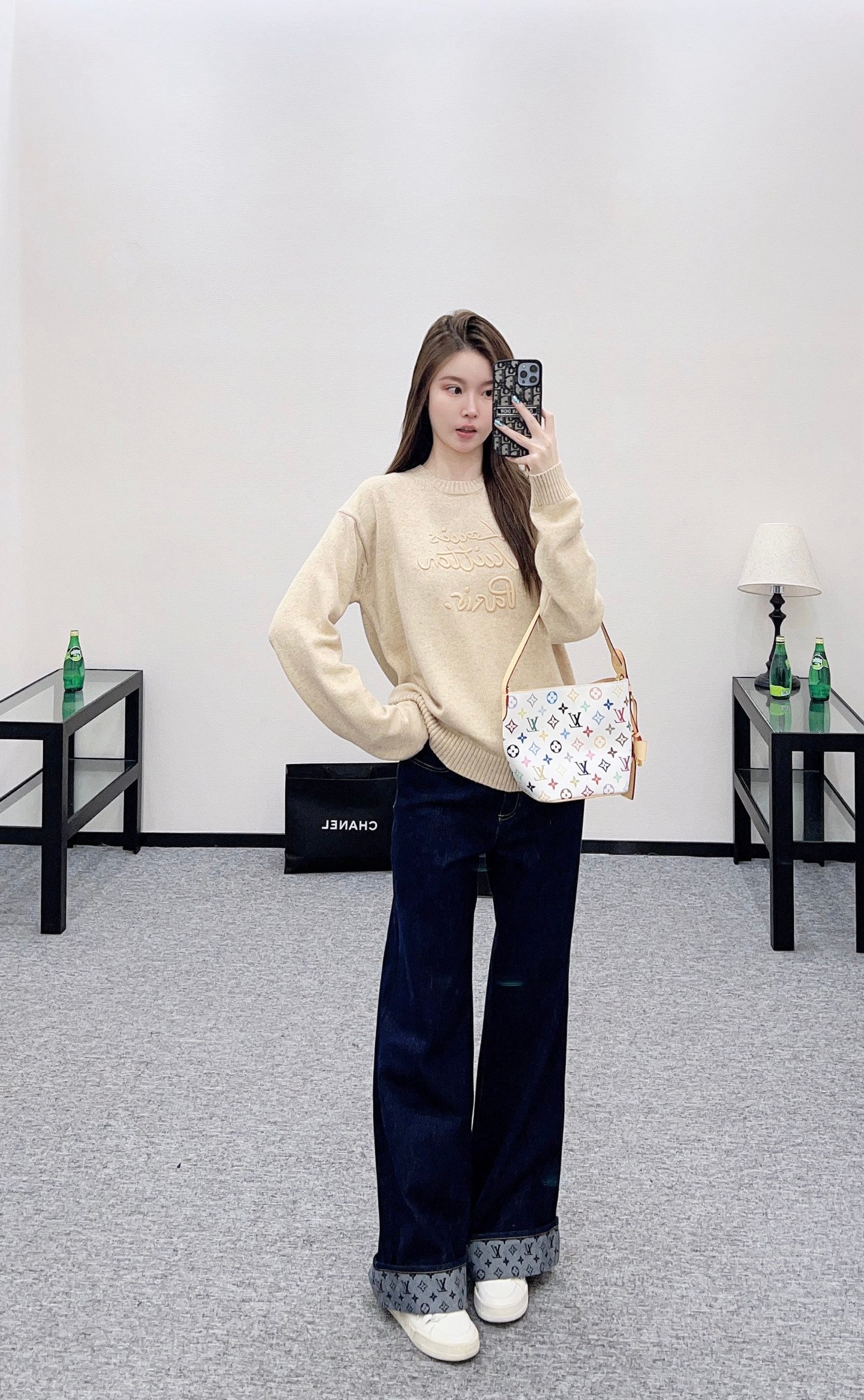 Louis 25fw embroidered sweter