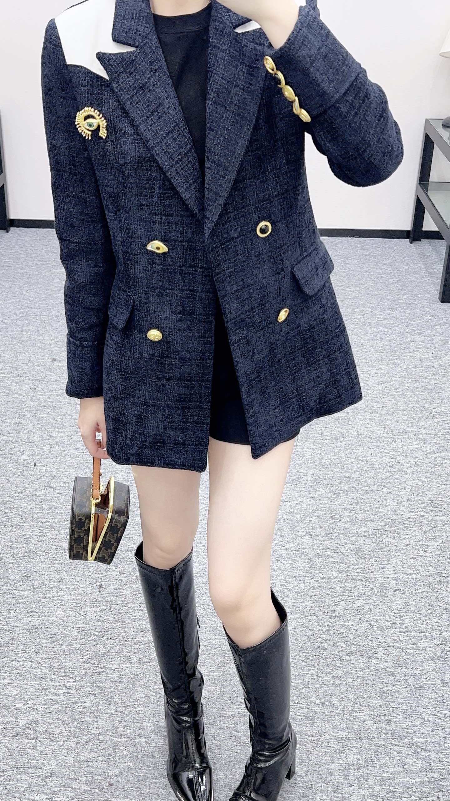 Sch 25fw retro jacket