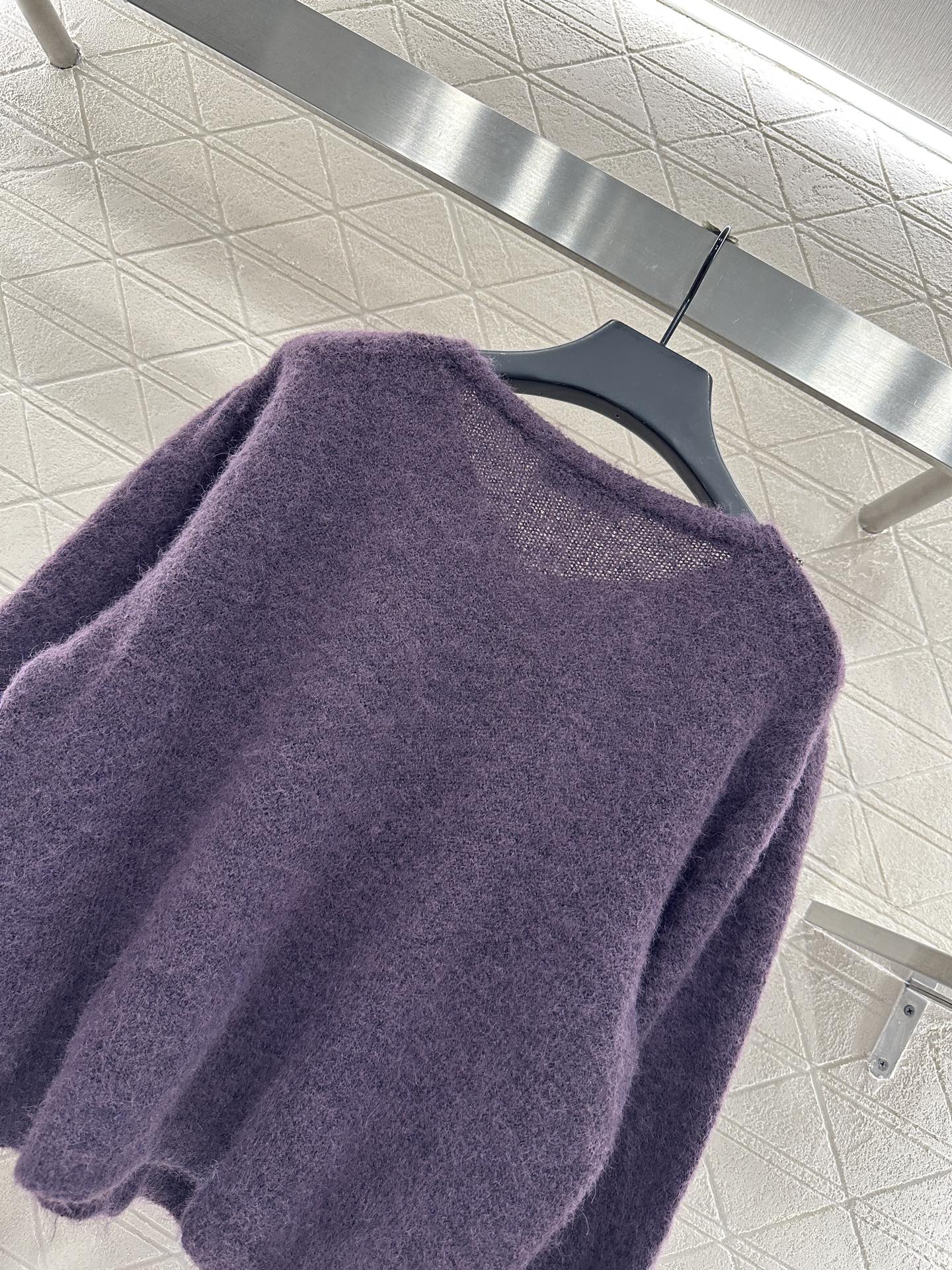 Miu 25fw knitted cardigan
