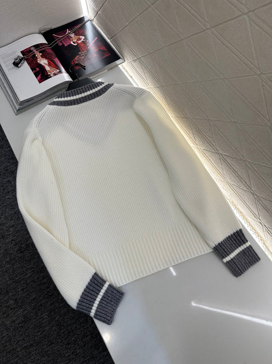 Miu 25fw knitted sweater
