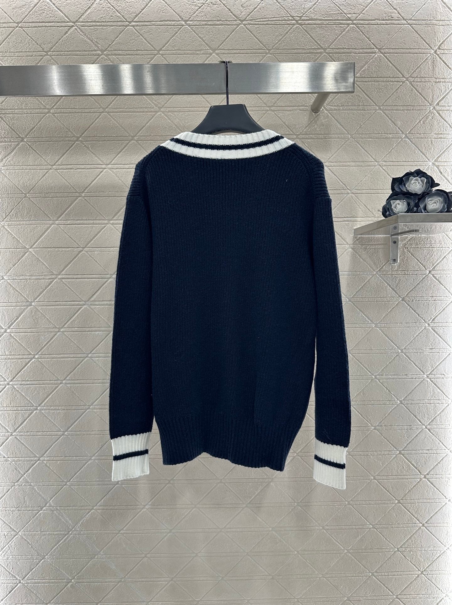 Miu 25fw knitted cardigan