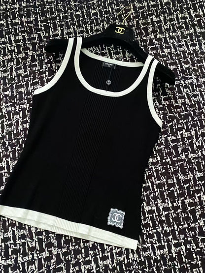 ch 25ss knitted vest