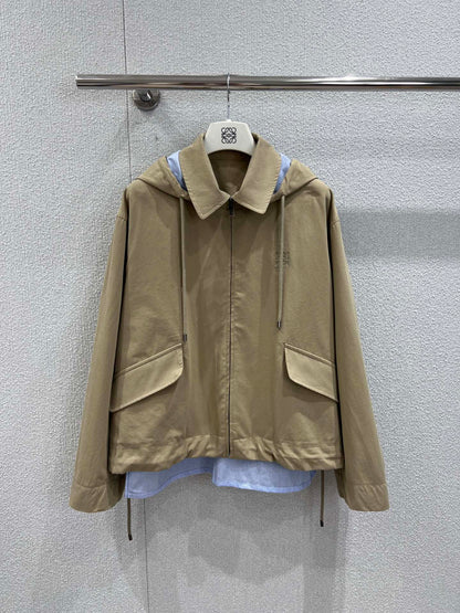 Loe 25fw embroidered jacket