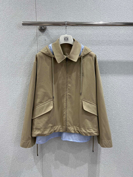 Loe 25fw embroidered jacket