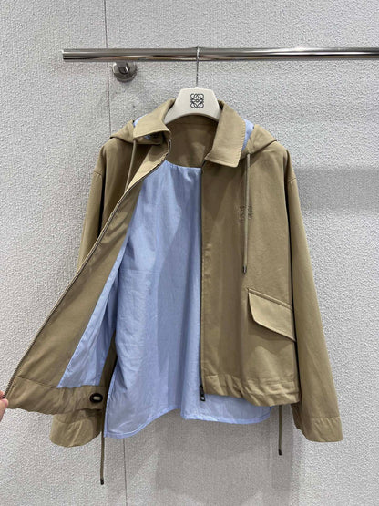 Loe 25fw embroidered jacket