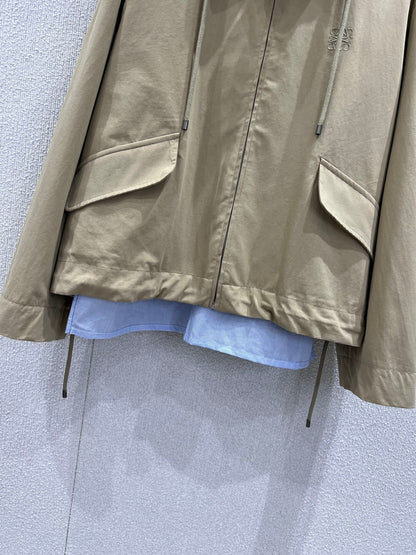 Loe 25fw embroidered jacket