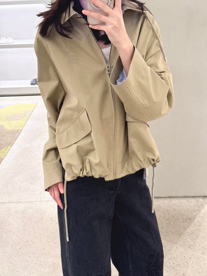 Loe 25fw embroidered jacket