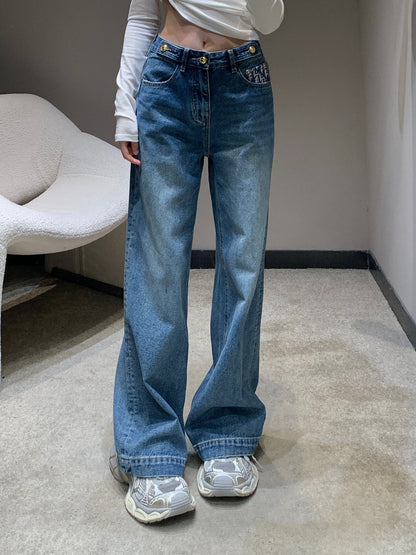 CD 25fw jacquard jeans