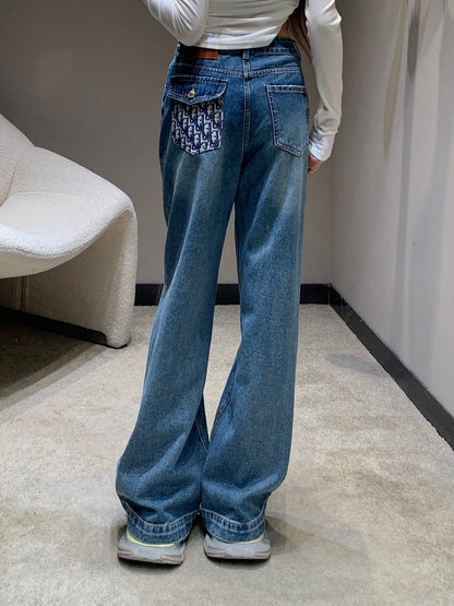 CD 25fw jacquard jeans
