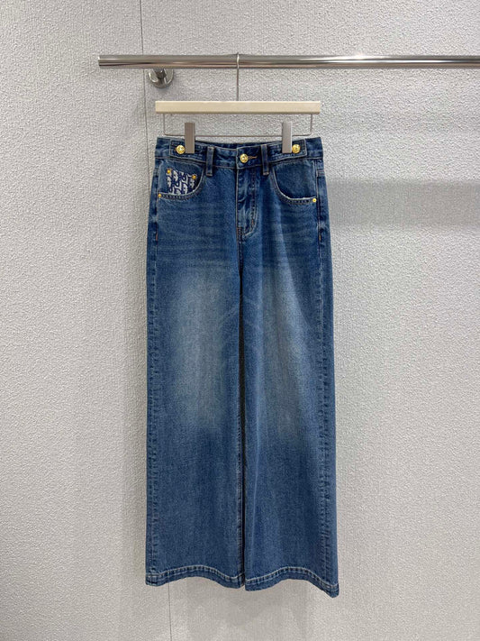 CD 25fw jacquard jeans