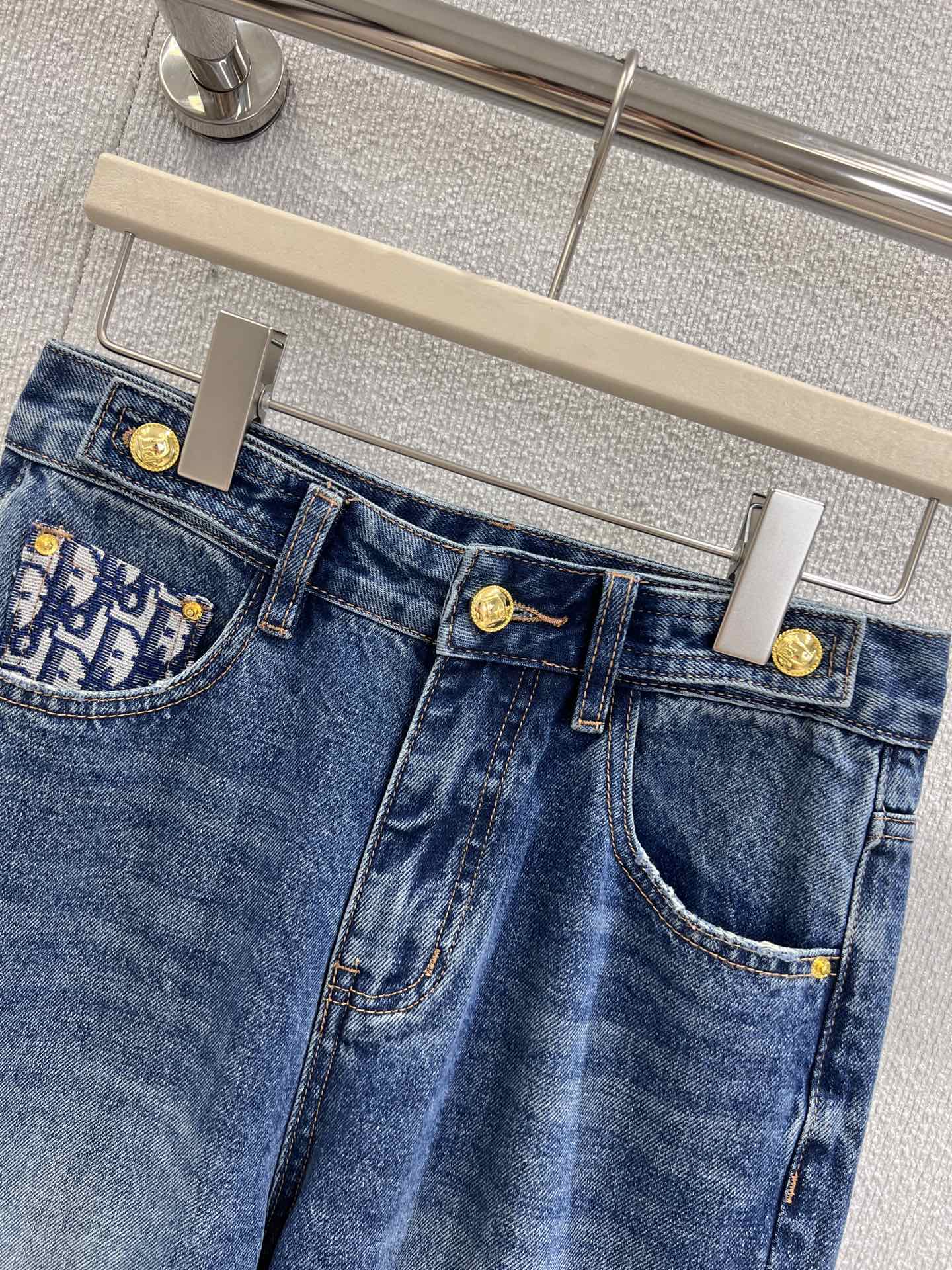 CD 25fw jacquard jeans