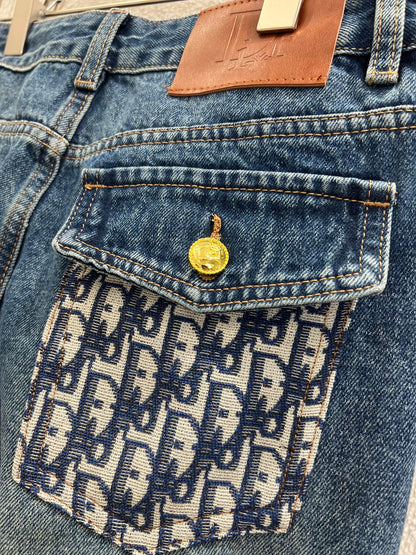 CD 25fw jacquard jeans