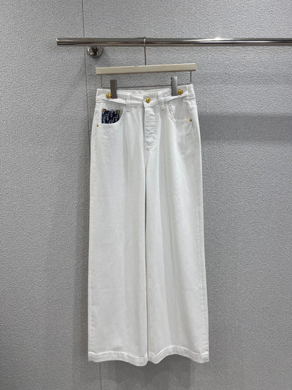 CD 25fw jacquard jeans