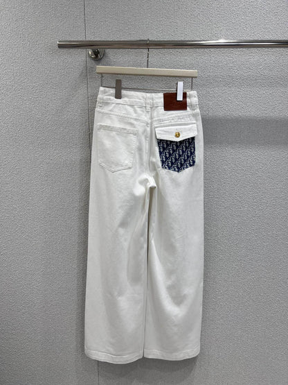 CD 25fw jacquard jeans