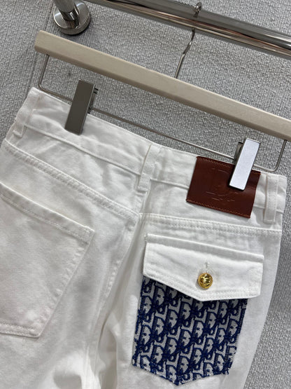 CD 25fw jacquard jeans