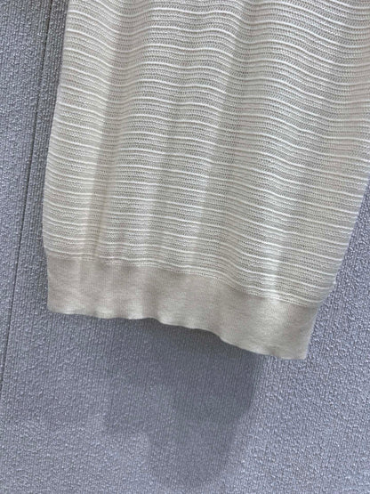 Miu 25ss knitted polo