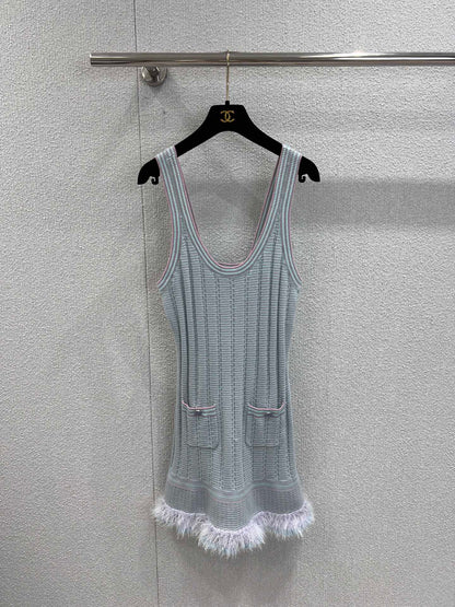 Chan 25ss Knit Dress