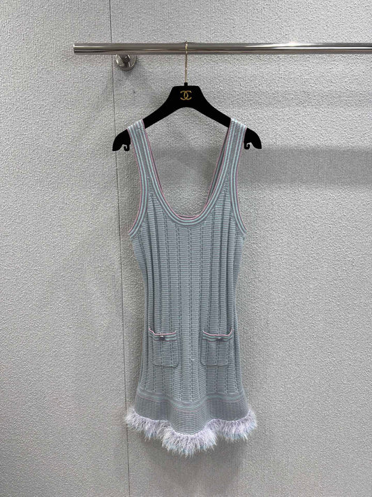 Chan 25ss Knit Dress
