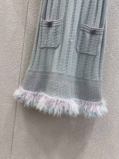 Chan 25ss Knit Dress