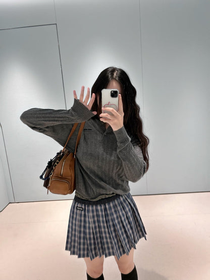 Miu 25fw knit polo