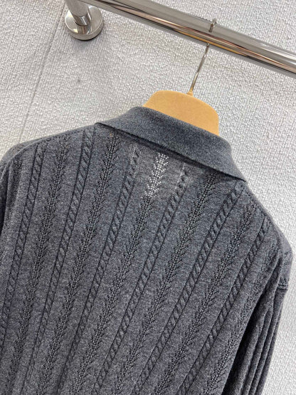 Miu 25fw knit polo