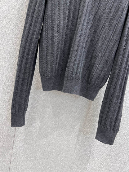 Miu 25fw knit polo