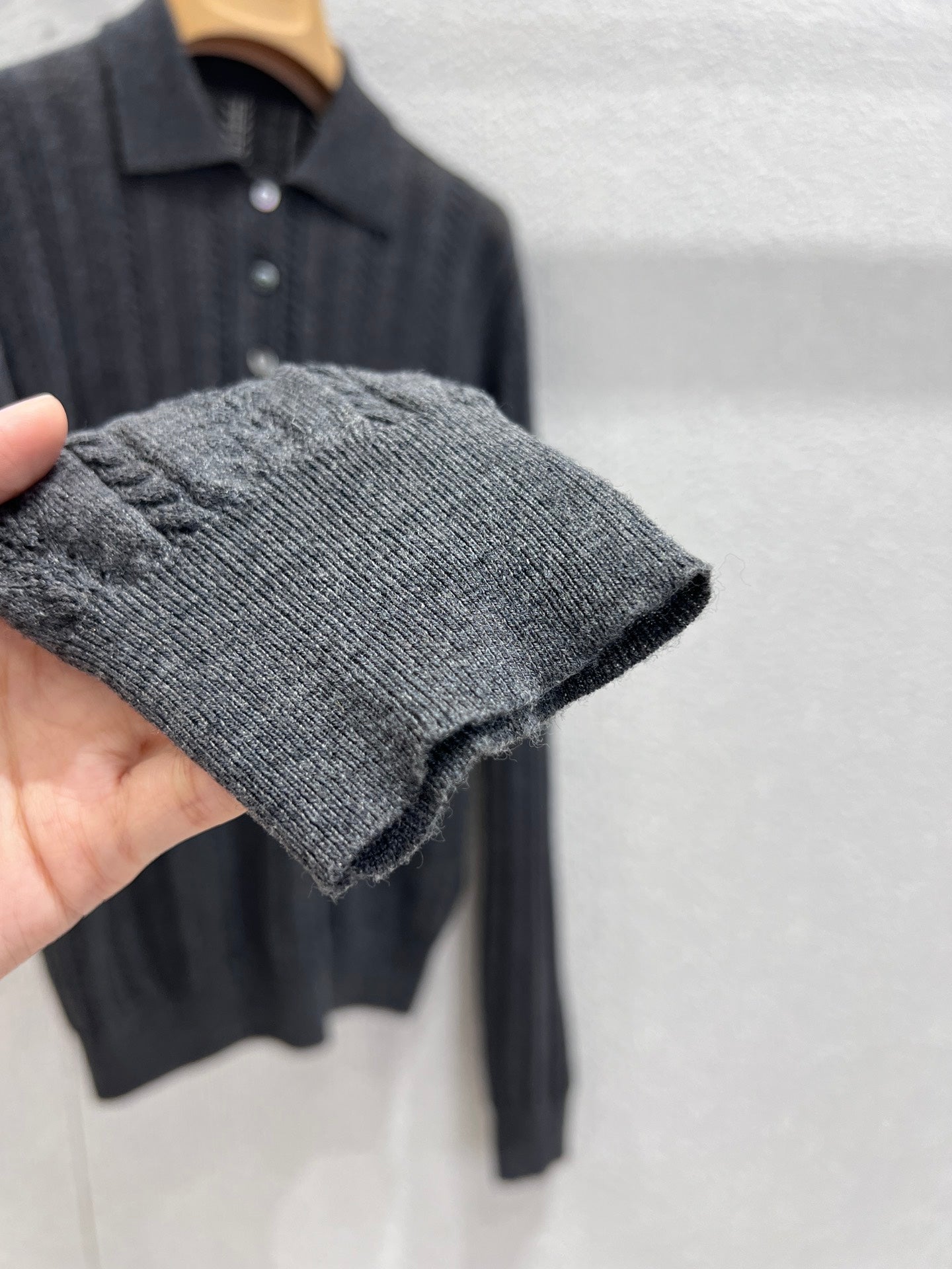 Miu 25fw knit polo