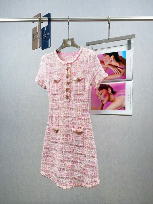 Chan 25fw woven dress