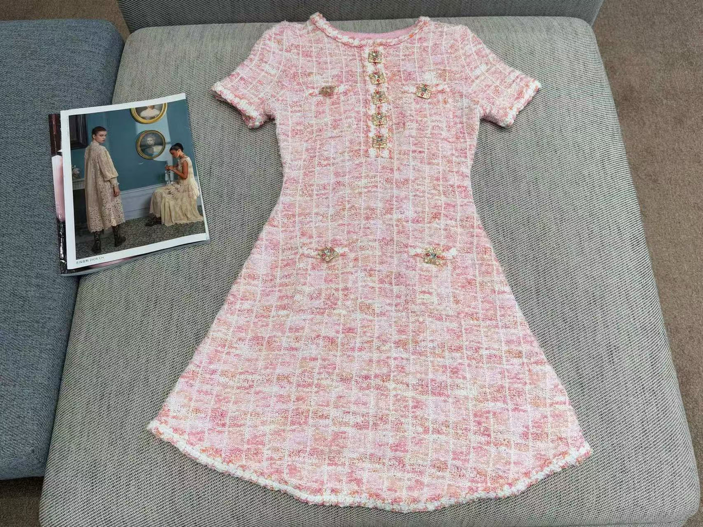 Chan 25fw woven dress
