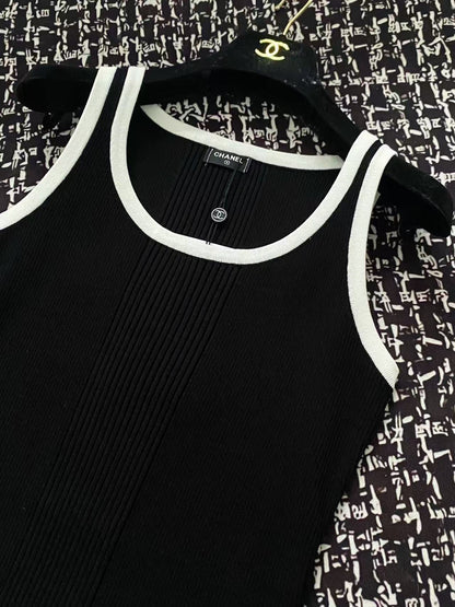 ch 25ss knitted vest