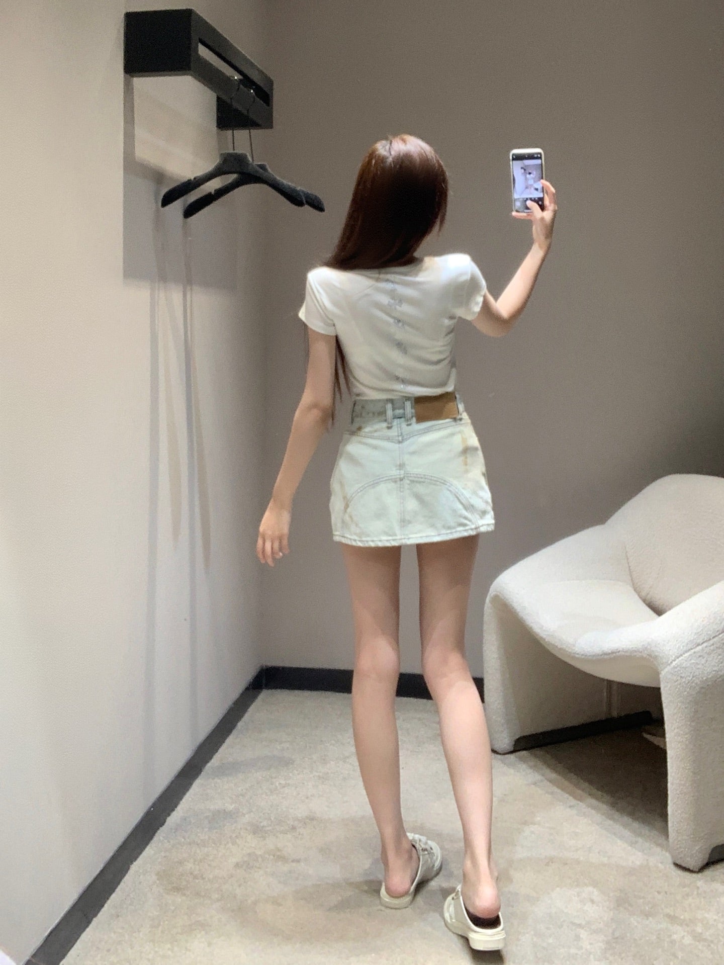 Mar 25ss denim skirt