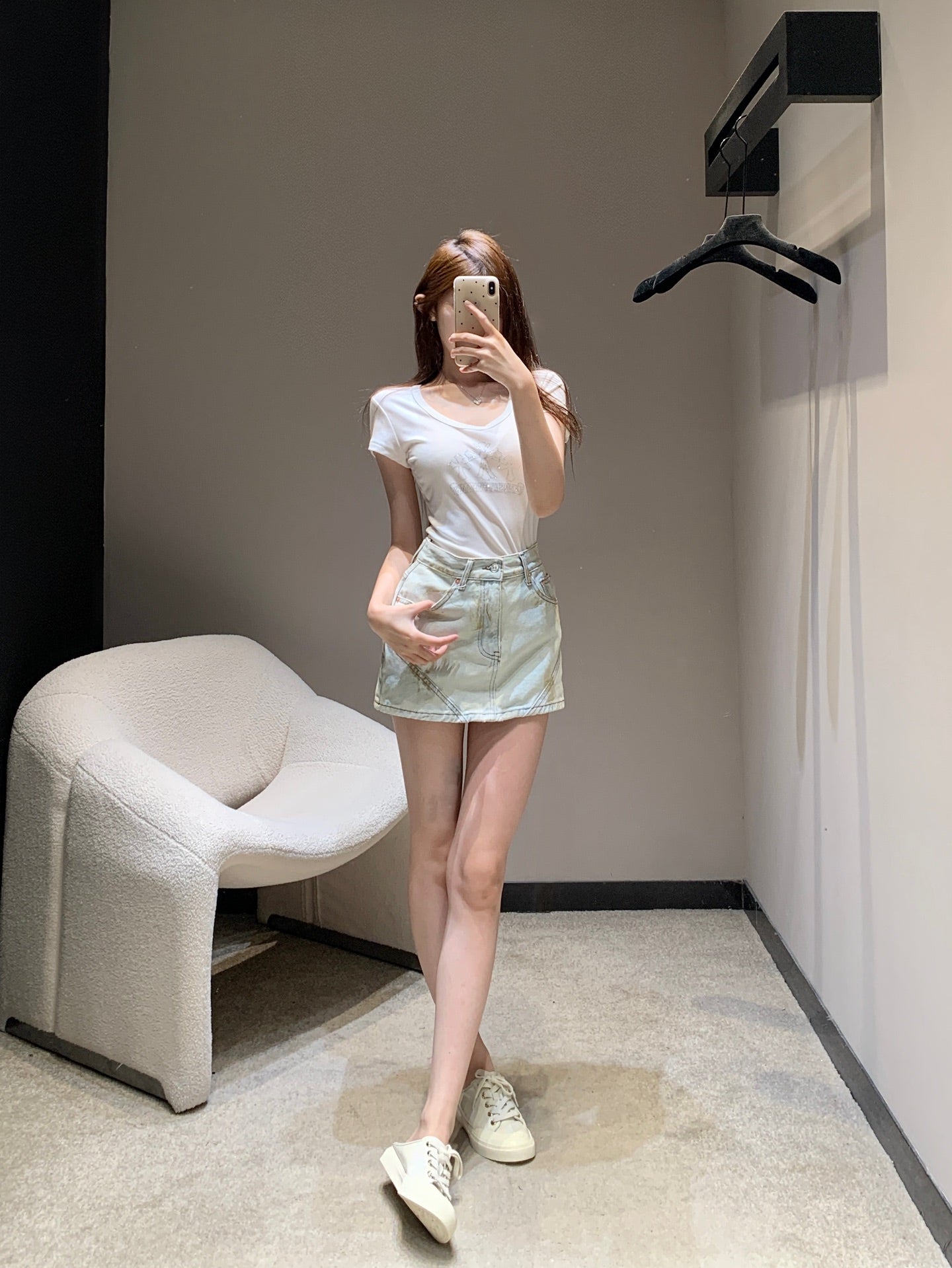 Mar 25ss denim skirt