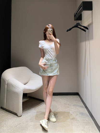 Mar 25ss denim skirt