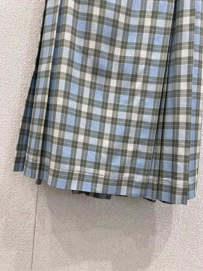 Loe 25fw plaid skirt