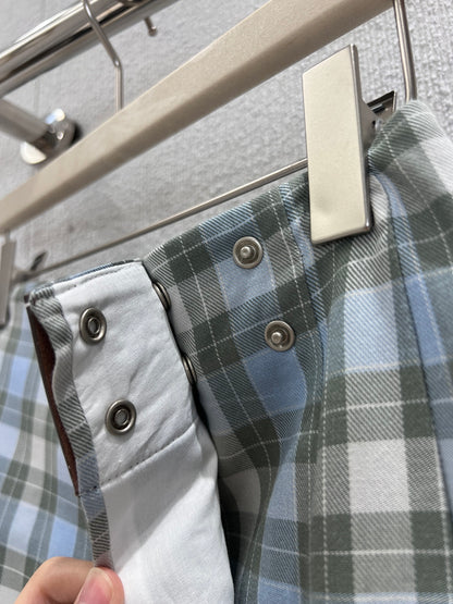 Loe 25fw plaid skirt