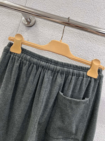 Miu 25fw drawstring casual pants