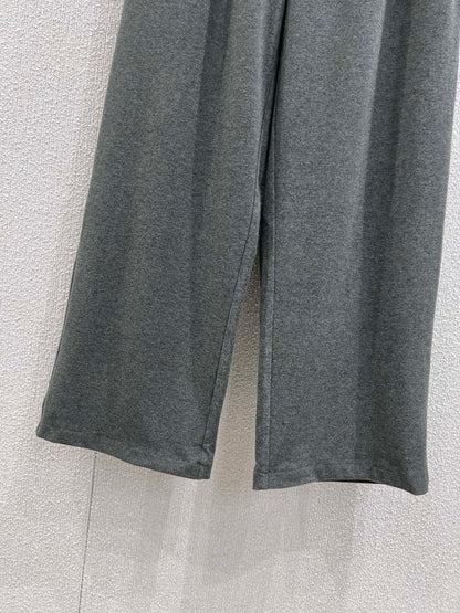 Miu 25fw drawstring casual pants