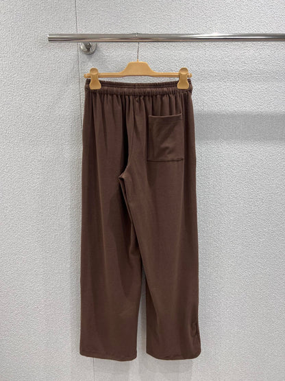 Miu 25fw drawstring casual pants