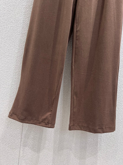 Miu 25fw drawstring casual pants