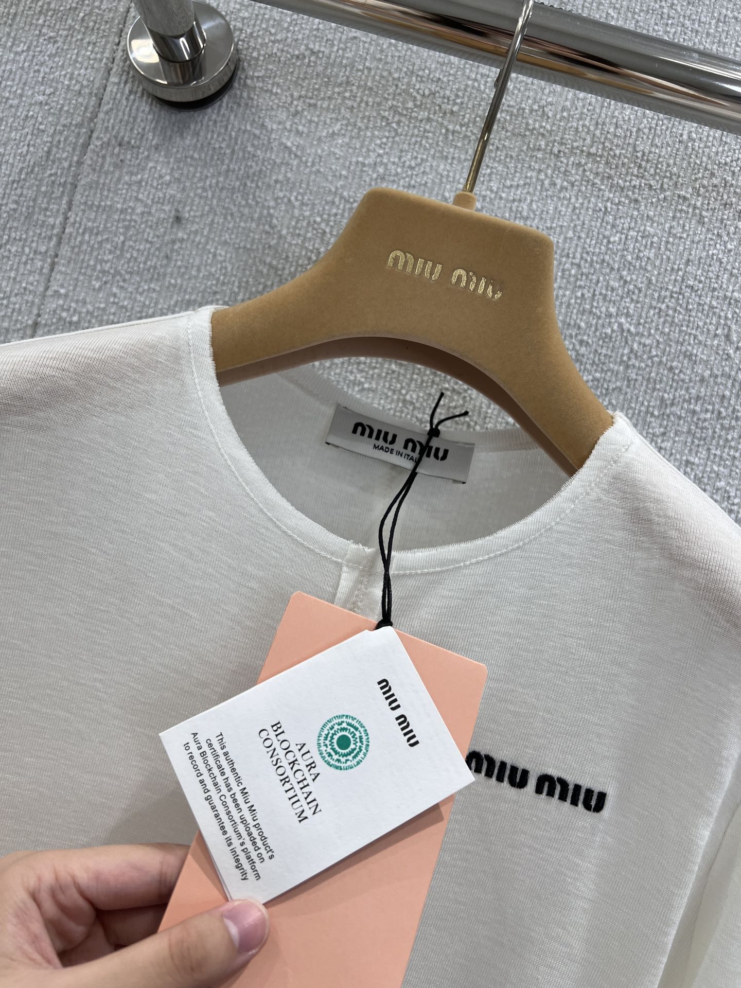 Miu 25fw base layer shirt