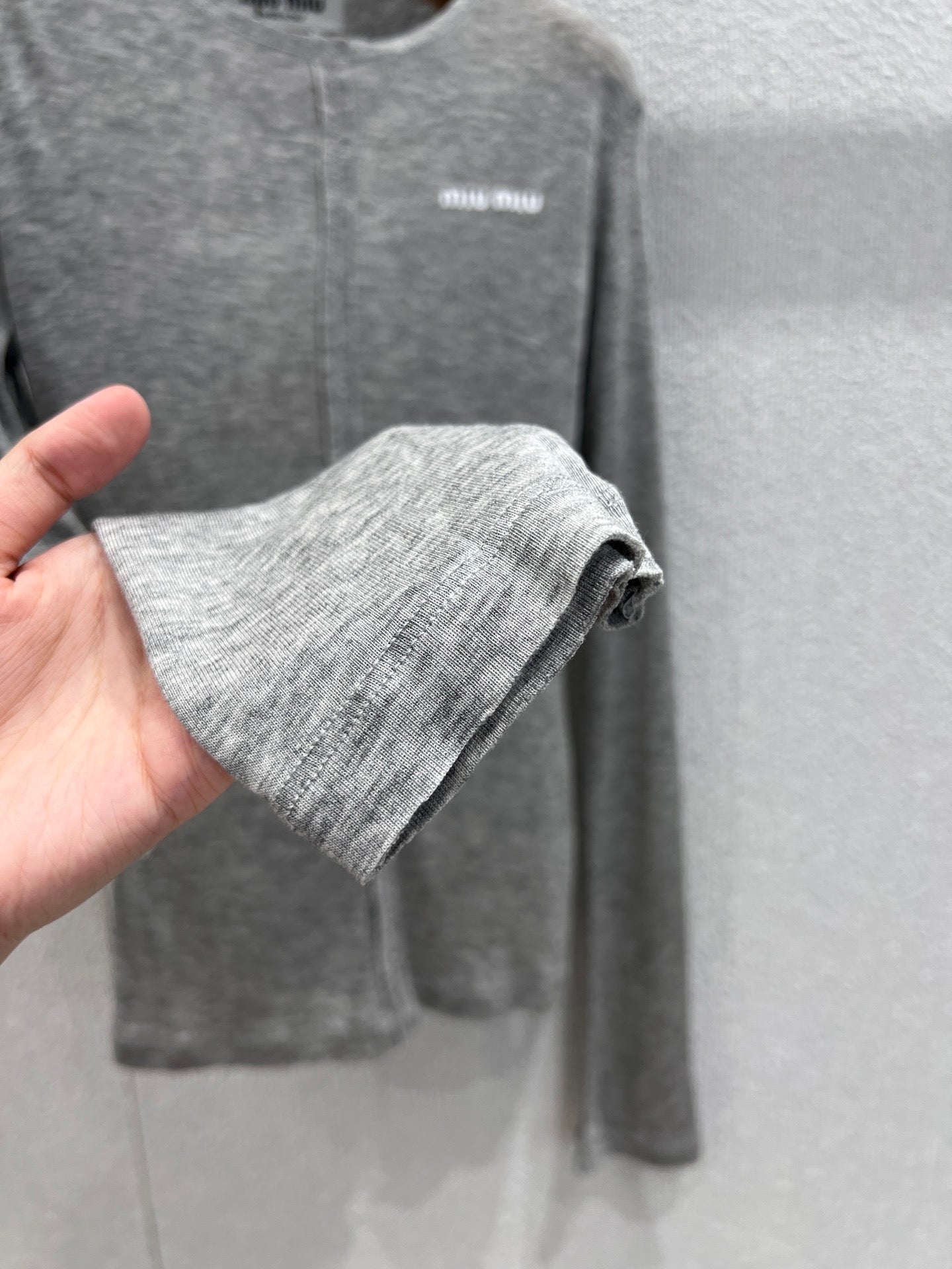 Miu 25fw base layer shirt