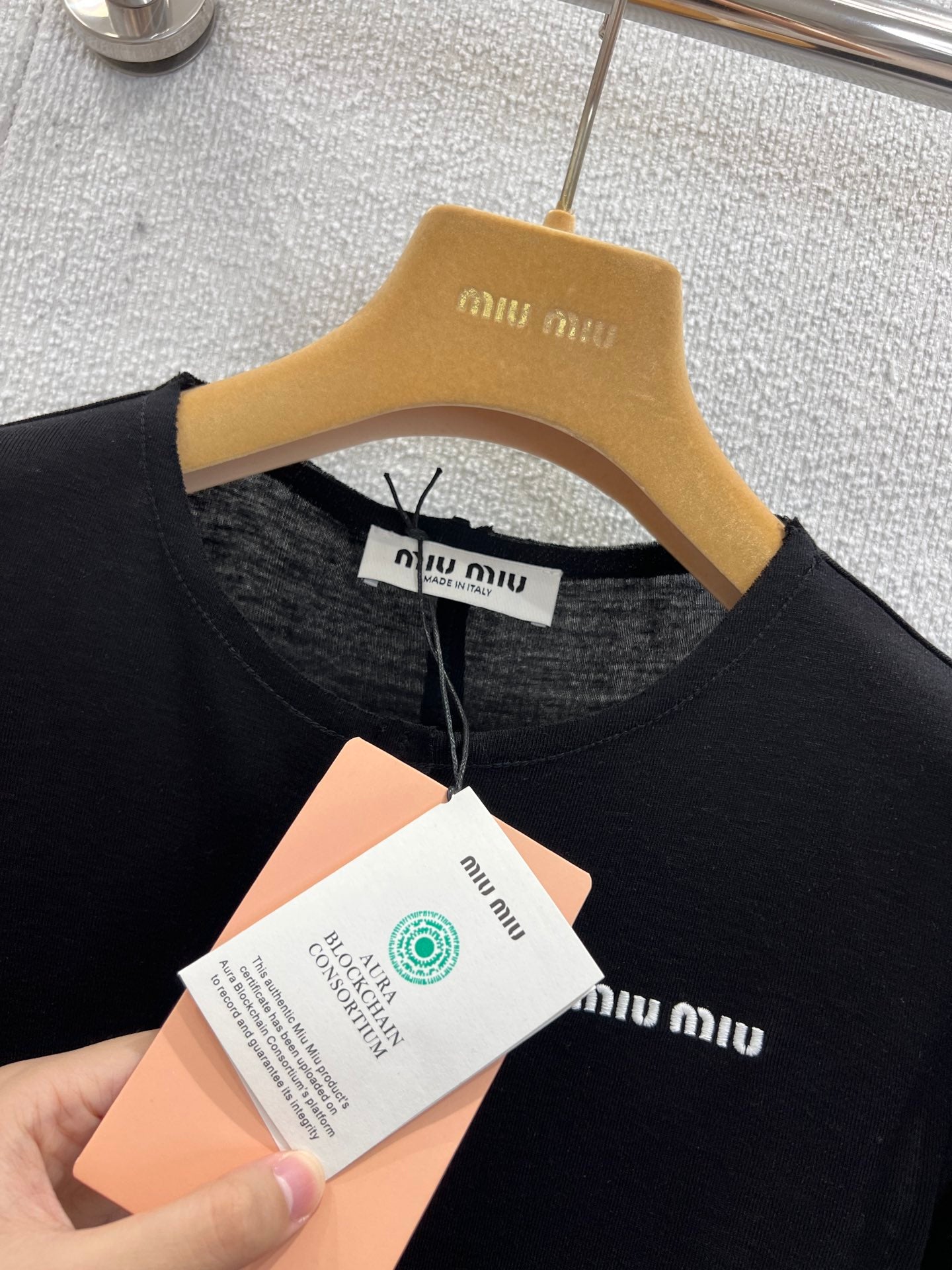 Miu 25fw base layer shirt